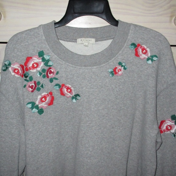 madewell floral sweatshirt